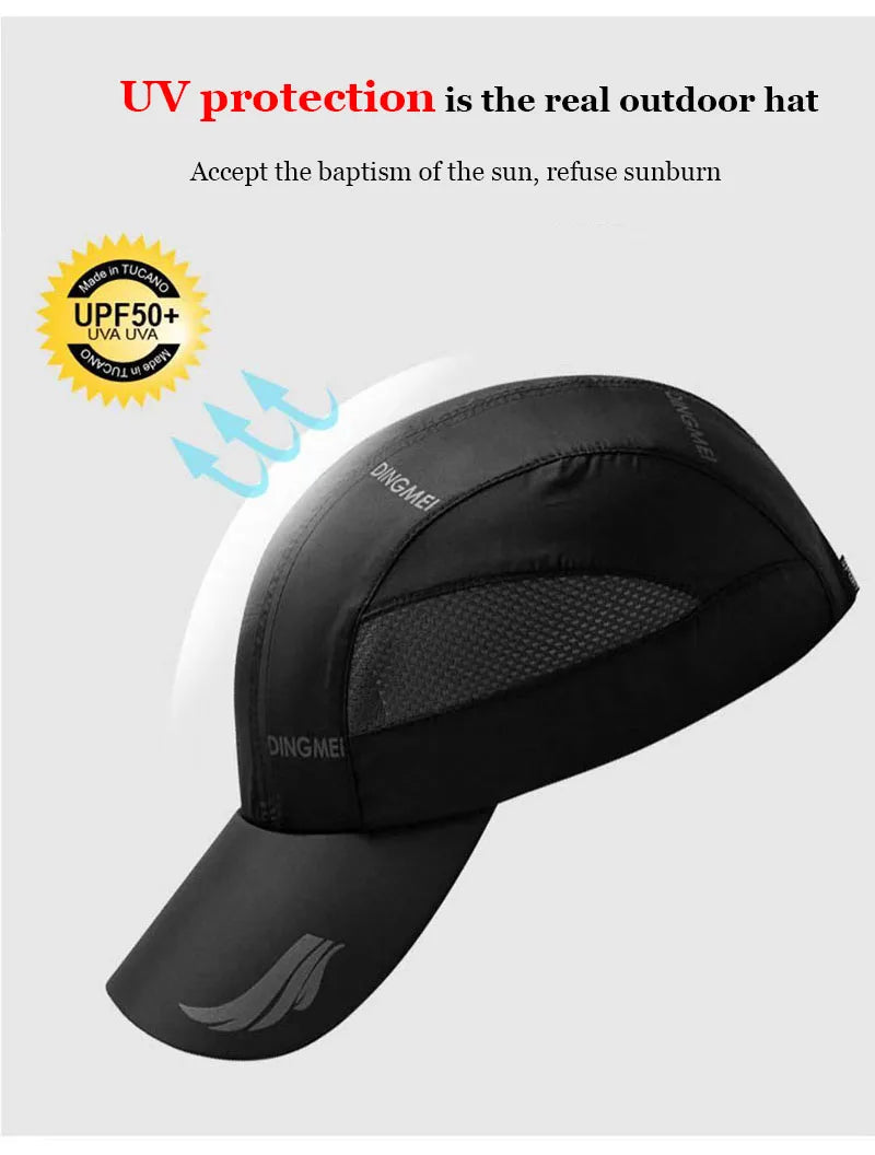 2024 Summer Brand for Men Sports Running Sweat Baseball Cap Male Canada Golf Quick Dry Women Kpop Solid Snapback Bone Mesh Hat