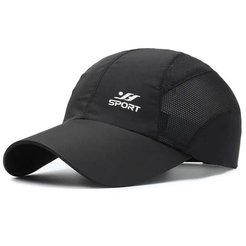 Stay Protected in Style: UV Protection Baseball Cap with Quick-Drying Soft Top, Breathable Strapback for Hiking, Fishing & Outdo
