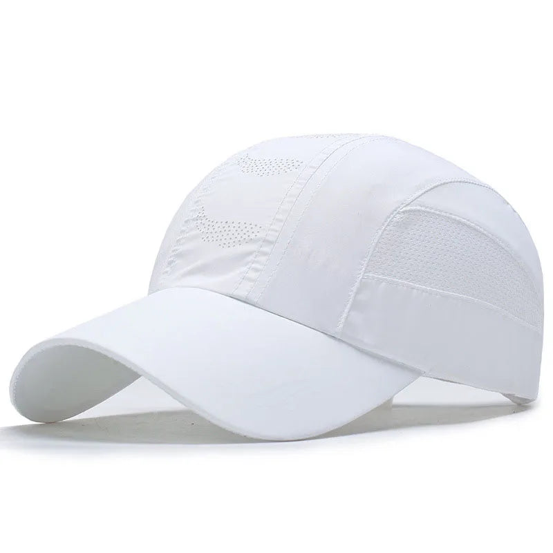 Summer Brand For Men Sports Running Sweat Baseball Cap Male Golf Quick Dry Women Kpop Solid Snapback Bone Mesh Hat