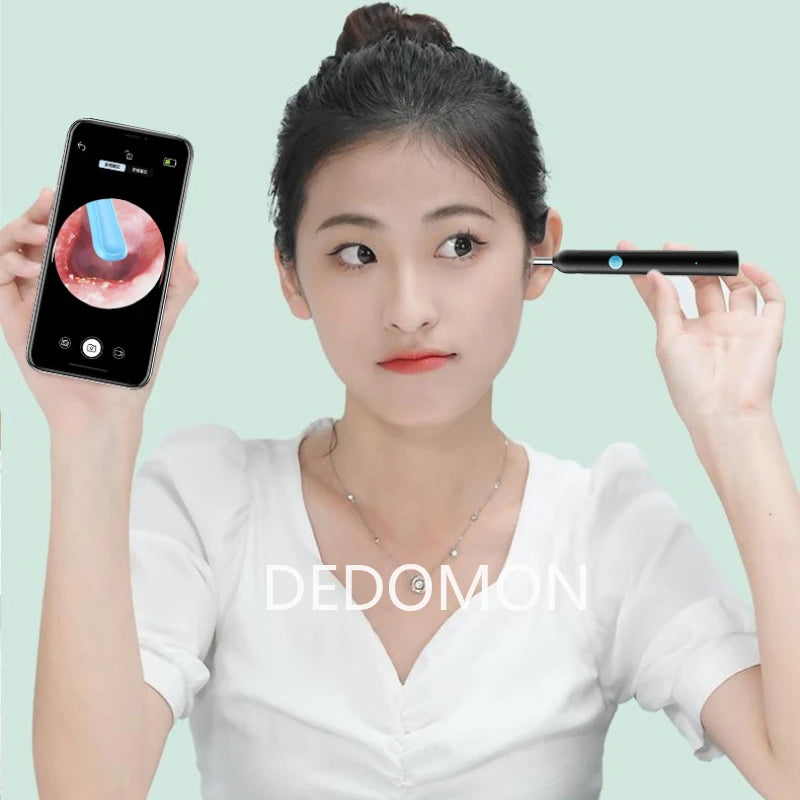 Smart Visual Ear Sticks Otoscope Endoscope Wax Removal Tool Earpick Mini Camera Health Care Ear Cleaner