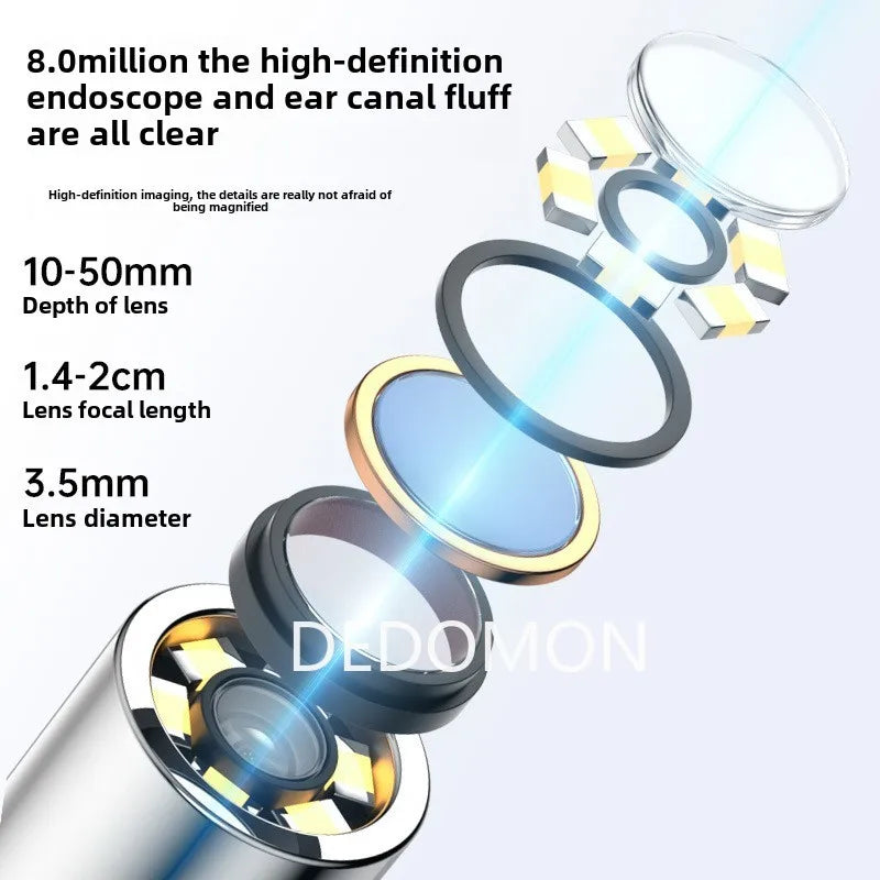 Smart Visual Ear Sticks Otoscope Endoscope Wax Removal Tool Earpick Mini Camera Health Care Ear Cleaner